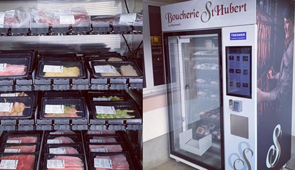 Automate à la Boucherie St-Hubert
